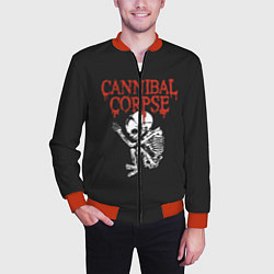 Бомбер мужской Cannibal Corpse, цвет: 3D-красный — фото 2