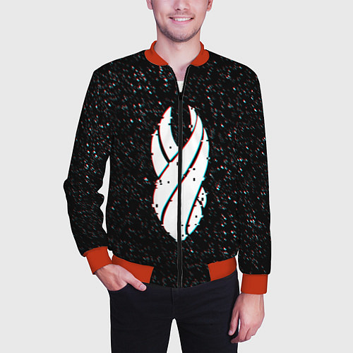 Мужской бомбер DEAD SPACE МЁРТВЫЙ КОСМОС / 3D-Красный – фото 3