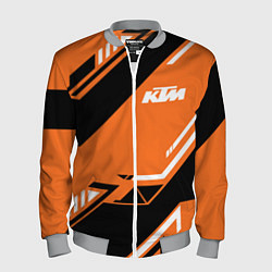 Бомбер мужской KTM КТМ SPORT, цвет: 3D-меланж