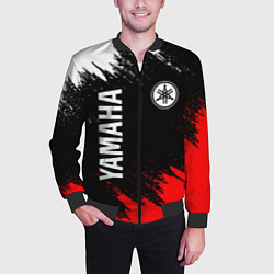 Бомбер мужской YAMAHA ЯМАХА, цвет: 3D-черный — фото 2