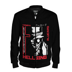 Бомбер мужской Hellsing, цвет: 3D-черный