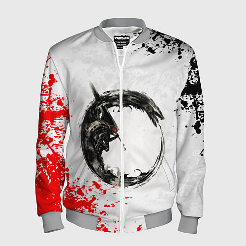 Мужской бомбер BERSERK БЕРСЕРК / 3D-Меланж – фото 1