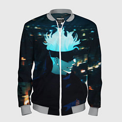 Бомбер мужской Магическая битва, цвет: 3D-меланж