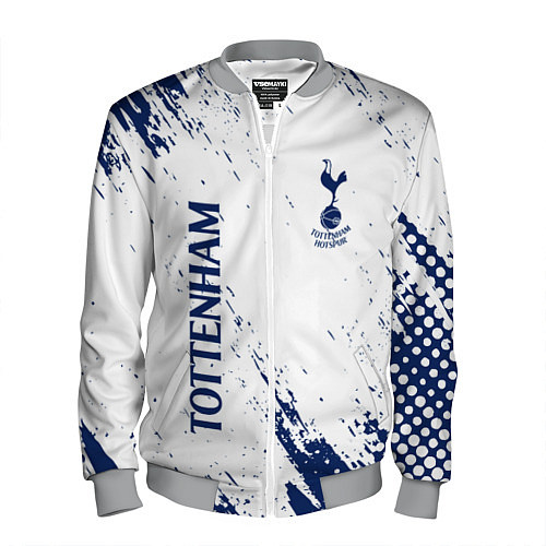 Мужской бомбер TOTTENHAM HOTSPUR / 3D-Меланж – фото 1