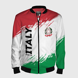 Бомбер мужской MADE IN ITALY, цвет: 3D-черный