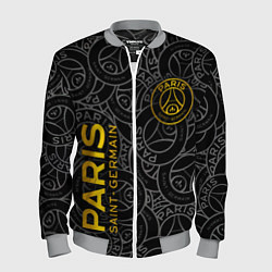 Бомбер мужской ФК ПСЖ PARIS SAINT GERMAIN, цвет: 3D-меланж