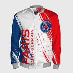 Бомбер мужской ФК ПСЖ FC PSG PARIS SG, цвет: 3D-меланж