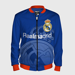 Бомбер мужской REAL MADRID РЕАЛ МАДРИД, цвет: 3D-красный