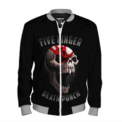 Бомбер мужской Five Finger Death Punch 5FDP, цвет: 3D-меланж
