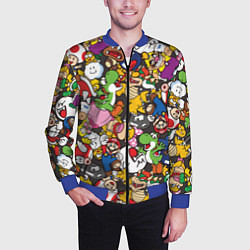 Бомбер мужской Capcom World, цвет: 3D-синий — фото 2