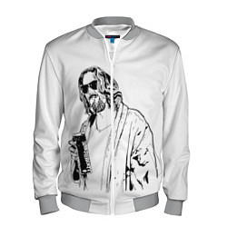 Бомбер мужской Большой Лебовски Big Lebowski, цвет: 3D-меланж