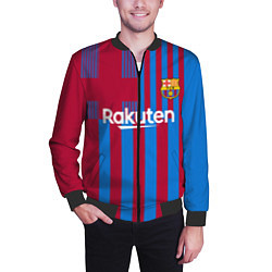 Бомбер мужской Месси Барселона 20212022, цвет: 3D-черный — фото 2