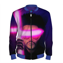 Бомбер мужской The Weeknd - Blinding Lights, цвет: 3D-синий