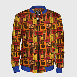 Бомбер мужской Барабанщик, цвет: 3D-синий