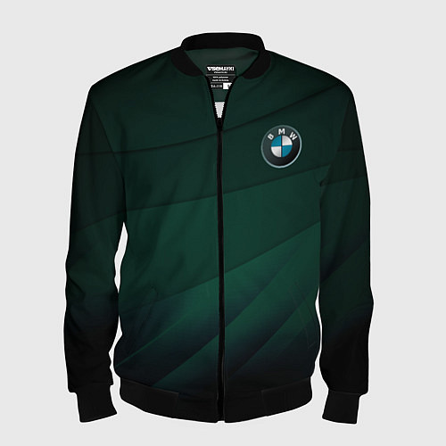 Мужской бомбер GREEN BMW / 3D-Черный – фото 1