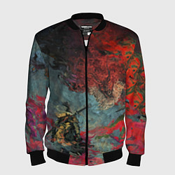 Мужской бомбер Sekiro Самурай против дракона