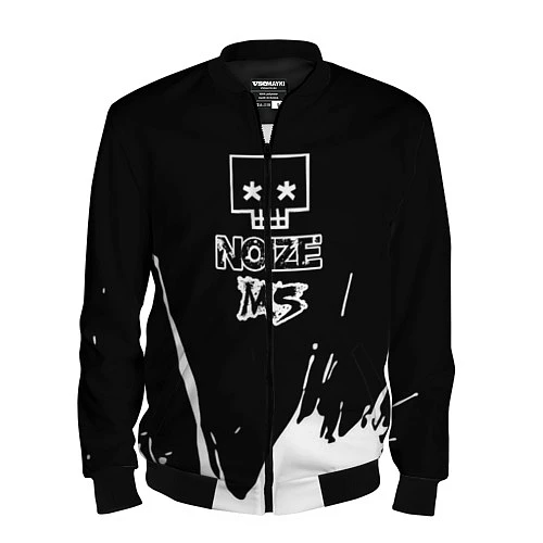 Мужской бомбер Noize MC Нойз МС / 3D-Черный – фото 1