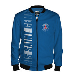 Бомбер мужской PSG PARIS SAINT GERMAIN WHITE LINE SPORT, цвет: 3D-черный