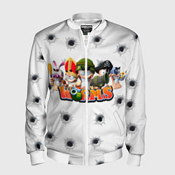 Мужской бомбер Wormsчервяки