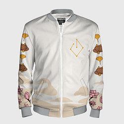 Бомбер мужской ДЖУН ЛИ МОТИВЫ ГЕО АРХОНТ, цвет: 3D-меланж