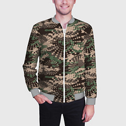Бомбер мужской Камуфляж брызги, цвет: 3D-меланж — фото 2