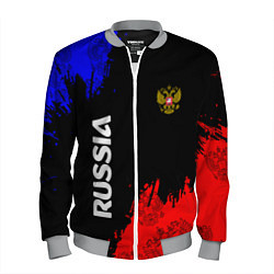 Бомбер мужской Russia Патриот, цвет: 3D-меланж