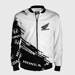 Бомбер мужской Honda sport pattern, цвет: 3D-черный
