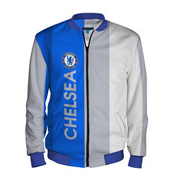 Бомбер мужской Chelsea football club, цвет: 3D-синий
