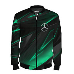 Бомбер мужской MERCEDES-BENZ AMG NEON STRIPES PETRONAS, цвет: 3D-черный