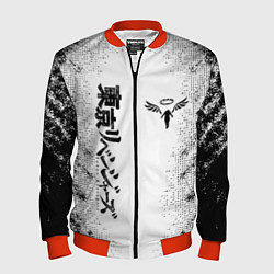 Бомбер мужской Токийские мстители Tokyo Revengers logo, цвет: 3D-красный