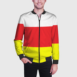 Бомбер мужской СЕВЕРНАЯ ОСЕТИЯ РЕСПУБЛИКА, цвет: 3D-черный — фото 2