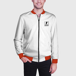 Бомбер мужской CS:GO - Defuse Angel Graffiti, цвет: 3D-красный — фото 2