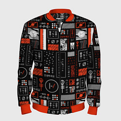 Бомбер мужской TWENTY ONE PILOTS 21, цвет: 3D-красный