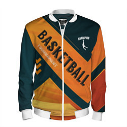 Бомбер мужской Basketball Champion, цвет: 3D-белый