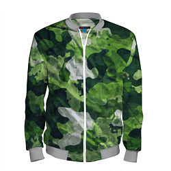 Бомбер мужской Camouflage Pattern Камуфляж Паттерн, цвет: 3D-меланж
