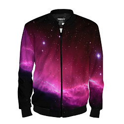 Бомбер мужской Night Nebula, цвет: 3D-черный