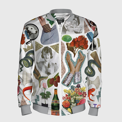 Мужской бомбер Underground vanguard pattern fashion 2088 / 3D-Меланж – фото 1