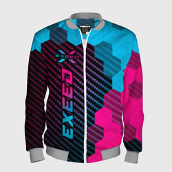 Бомбер мужской Exeed Neon Gradient - FS, цвет: 3D-меланж