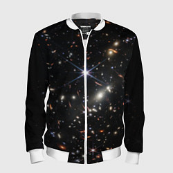 Бомбер мужской Новое изображение ранней вселенной от Джеймса Уэбб, цвет: 3D-белый