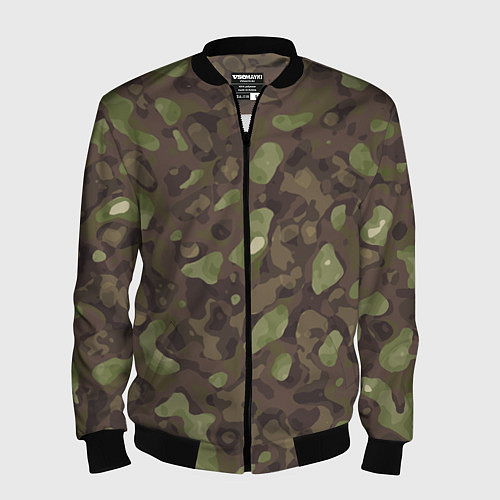 Мужской бомбер Камуфляж Multicam / 3D-Черный – фото 1