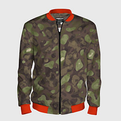 Бомбер мужской Камуфляж Multicam, цвет: 3D-красный