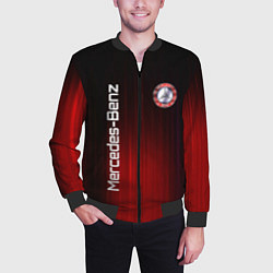 Бомбер мужской Mercedes-Benz art, цвет: 3D-черный — фото 2