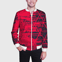 Бомбер мужской Black & Red, цвет: 3D-белый — фото 2