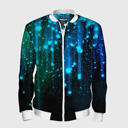 Бомбер мужской Space - starfall, цвет: 3D-белый