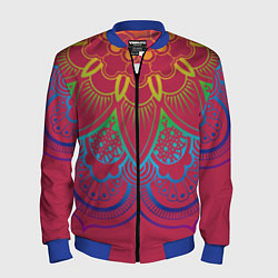 Мужской бомбер Viva magenta mandala