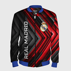 Бомбер мужской Real Madrid art, цвет: 3D-синий