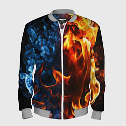 Мужской бомбер Битва огней - два пламени