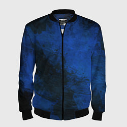 Бомбер мужской Синий дым, цвет: 3D-черный