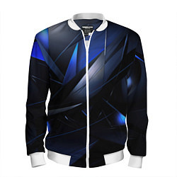 Мужской бомбер Blue black background