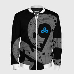 Бомбер мужской Форма Cloud 9 black, цвет: 3D-белый